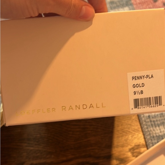 Loeffler Randall Gold Penny Heel - Picture 6 of 7
